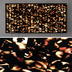 Mini-Cinema Lightbox - Luminous Skins Selection 22x46 Grid - Light Art by Hugo Cantin