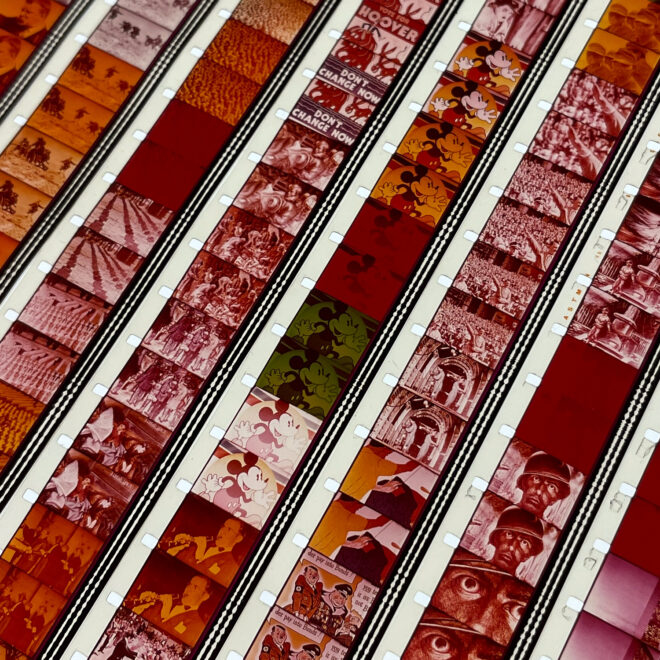 American Time Capsule 1968 Braverman - 16mm Film Collage - 24x24 Lightbox by Hugo Cantin : Mini-Cinema _close2