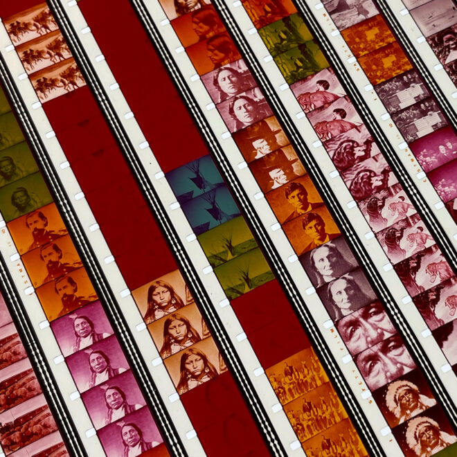 American Time Capsule 1968 Braverman - 16mm Film Collage - 24x24 Lightbox by Hugo Cantin : Mini-Cinema _close4